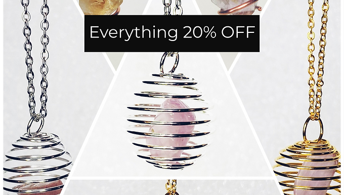 Wire Wrapped Crystals