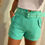 Miniatura: Short alfaiataria verde 