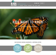 Kids Right to Know website home page