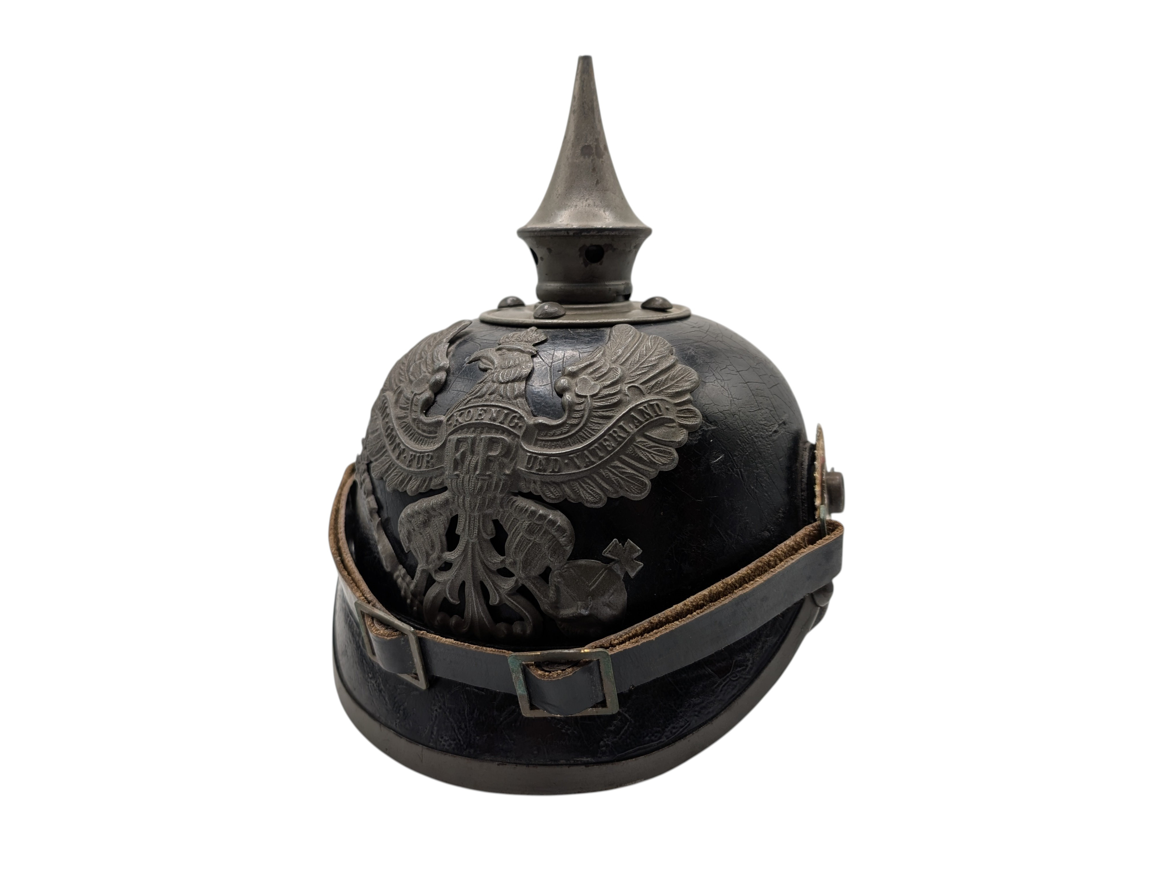 Scarce German M1915 EM’s Pickelhaube to Infantry Regiment Bremen (1st Hansatisch