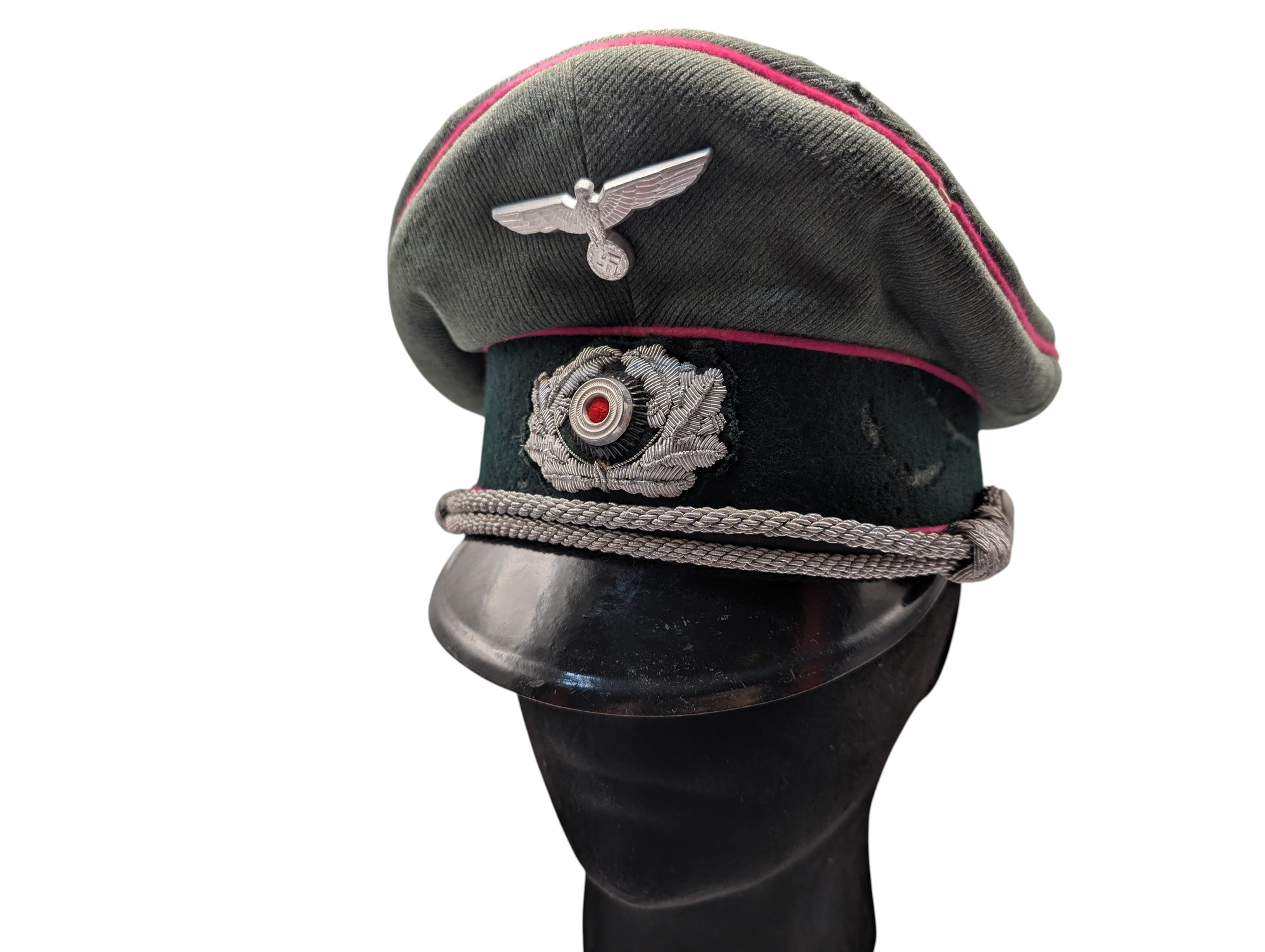 German Third Reich Army Panzer officer's peaked cap