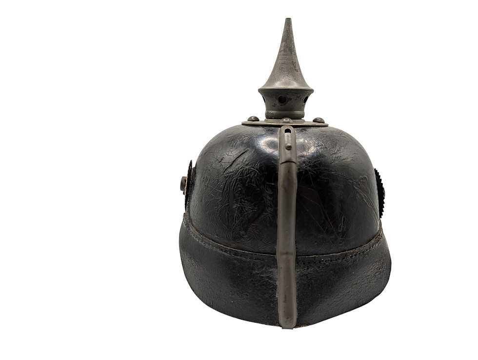 Thumbnail: Scarce German M1915 EM’s Pickelhaube to Infantry Regiment Bremen (1st Hansatisch