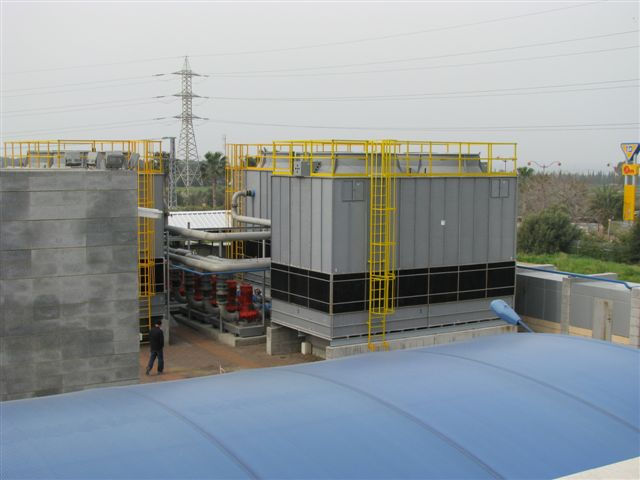 Industrial cooling tower system