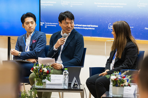 Panelists at The Future of Israel-Japan-Gulf Conference