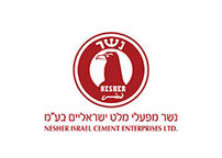 לוגו נשר ישראל מפעלי מלט, NESHER ISRAEL CEMENT ENTERPRISES LTD