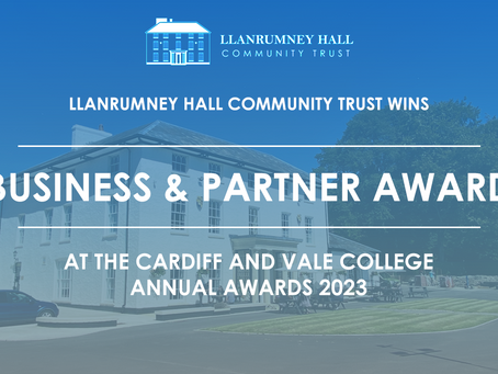Llanrumney Hall Win Cardiff & Vale College Business & Partner Award