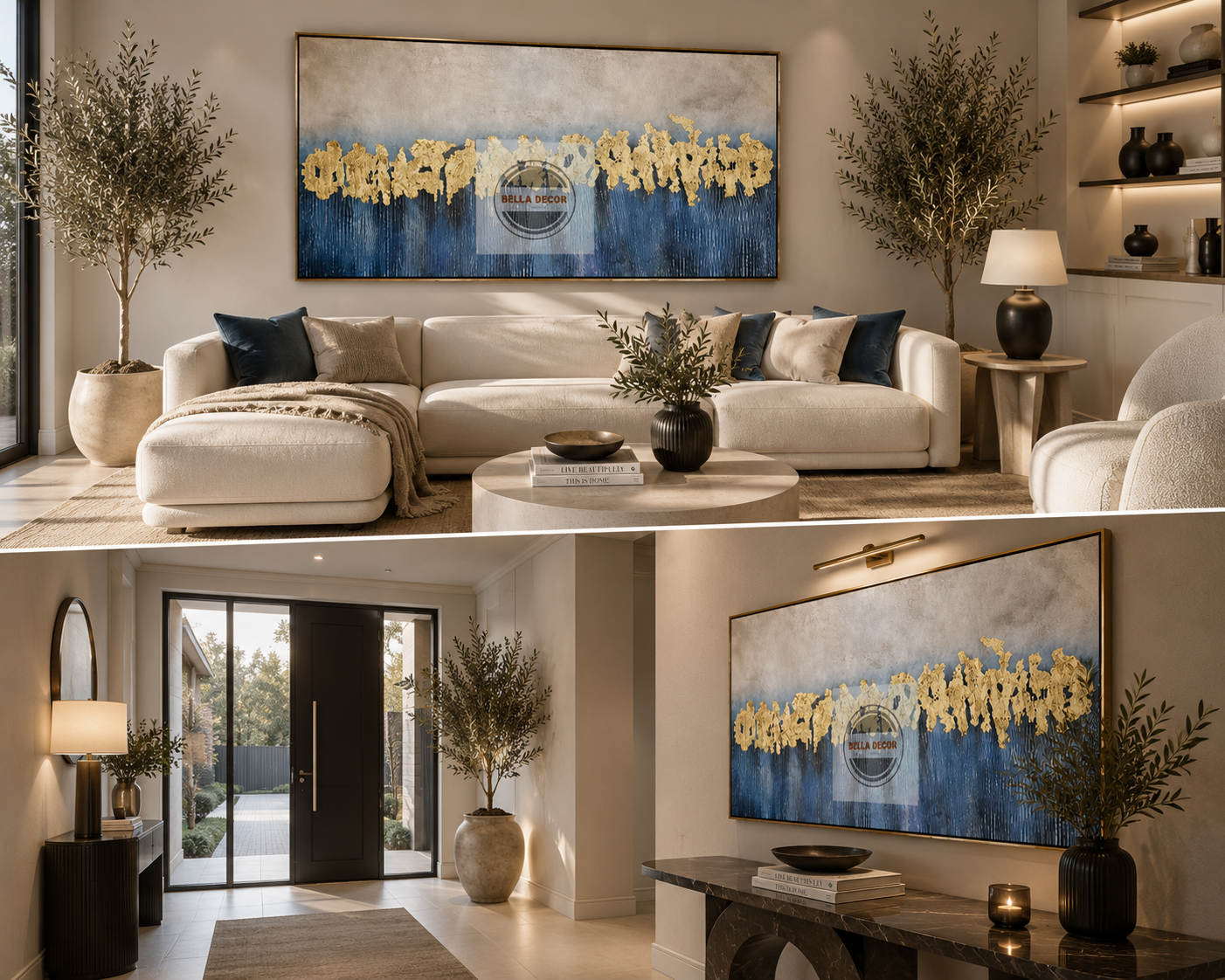 Horizon Handmade Textured Oil Painting