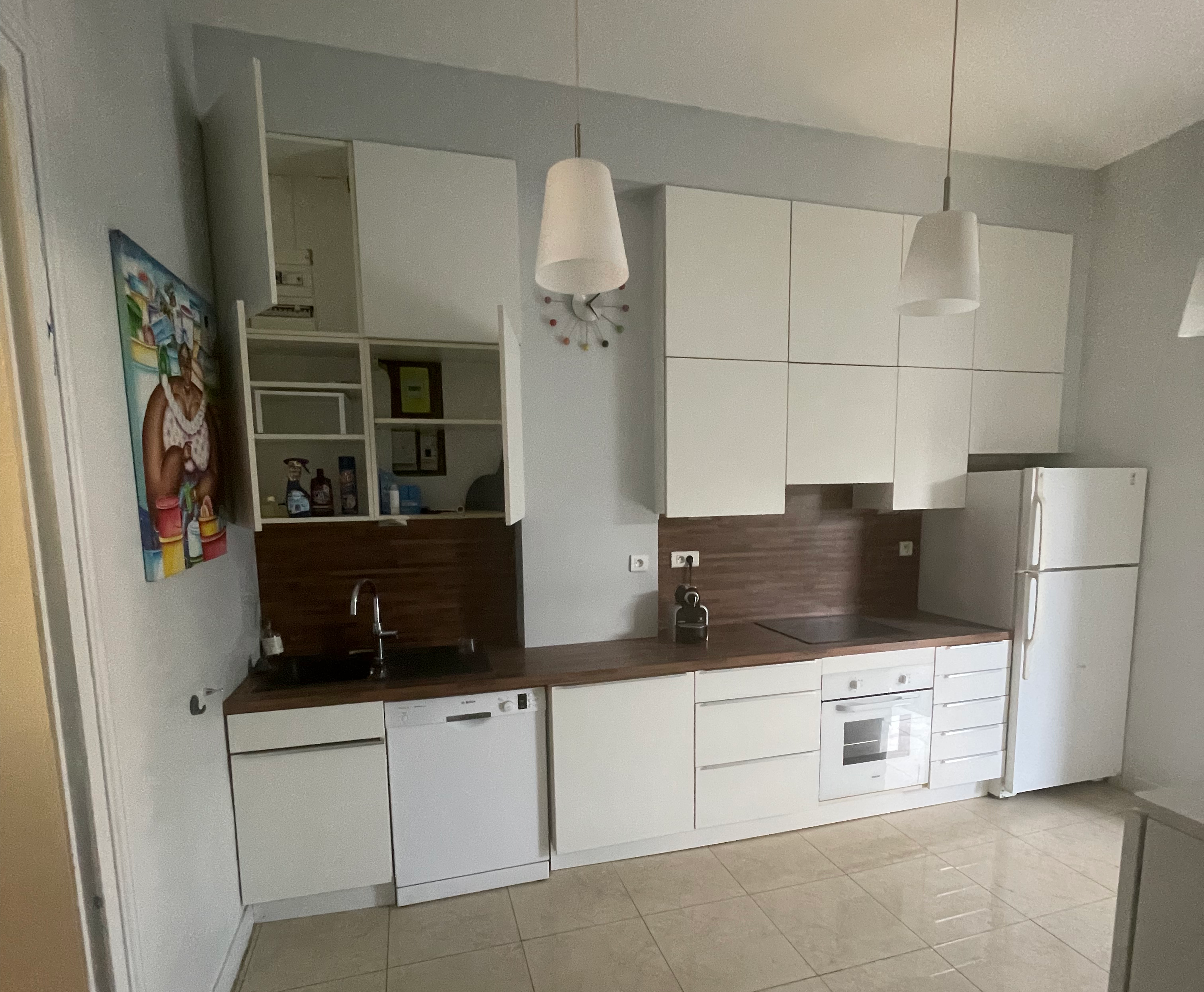 Photo avant, emplacement de l'ancienne cuisine