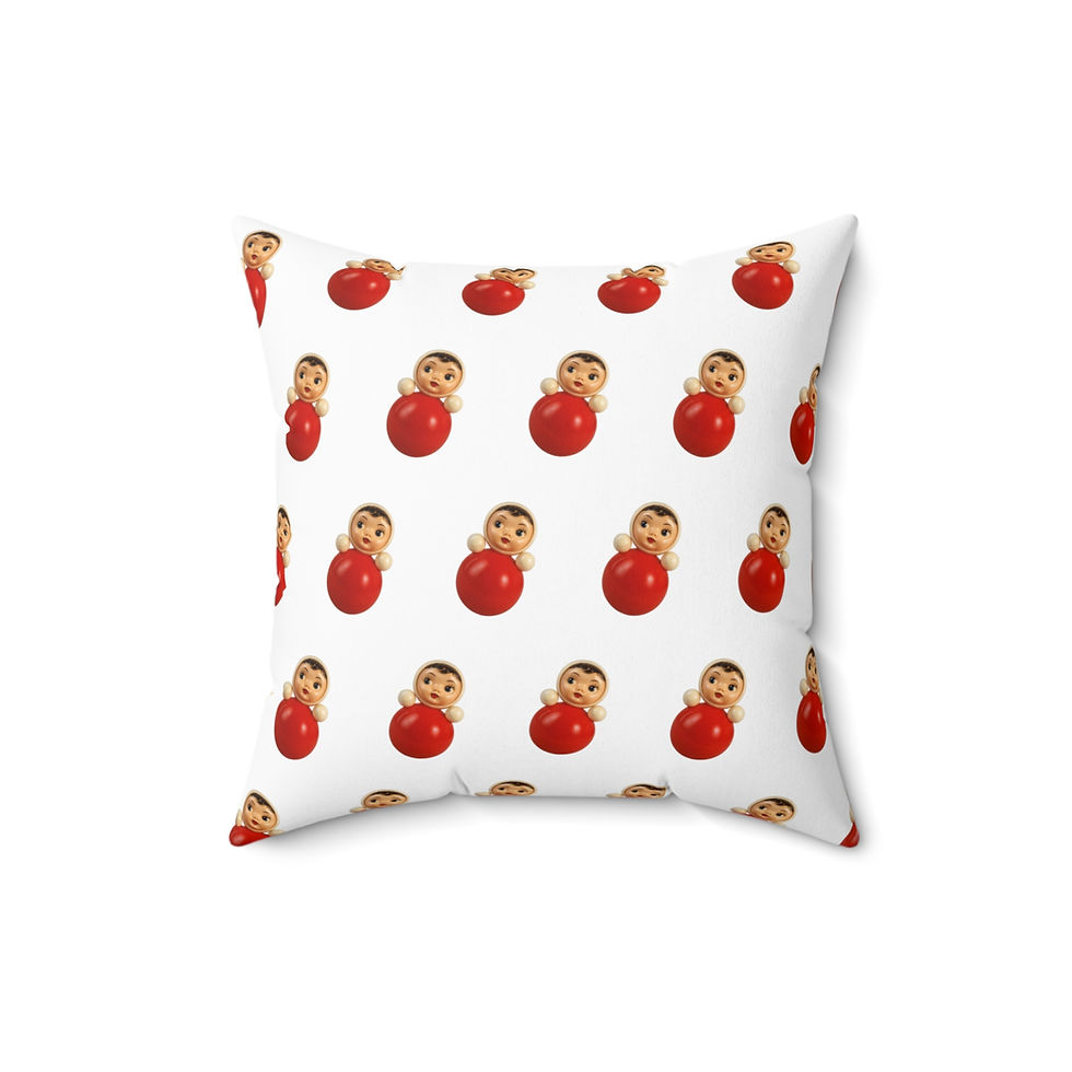 Thumbnail: Soviet Style Spun Polyester Square Pillow