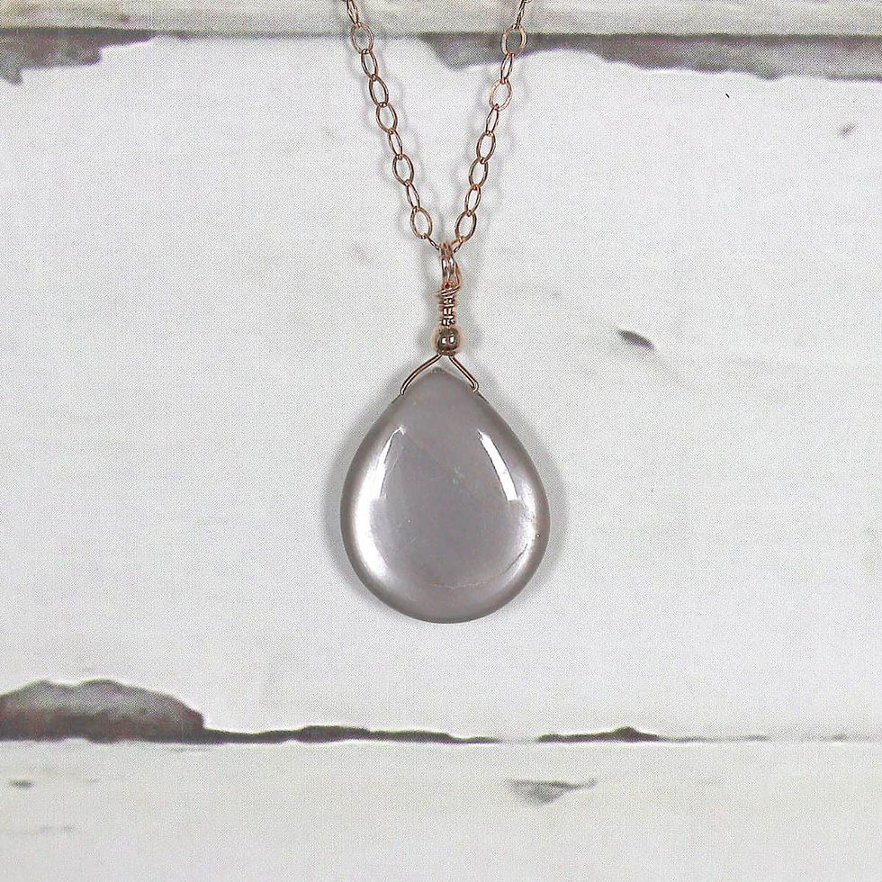AAA Chocolate Moonstone drop necklace in 14k Gold Filled. High-quality rare brown moonstone jewelry Toronto, Ontario, Canada.