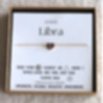 Libra Zodiac heart necklace gift box with meaning card. Personalized astrology choker gift by Shokoro Handmade Toronto