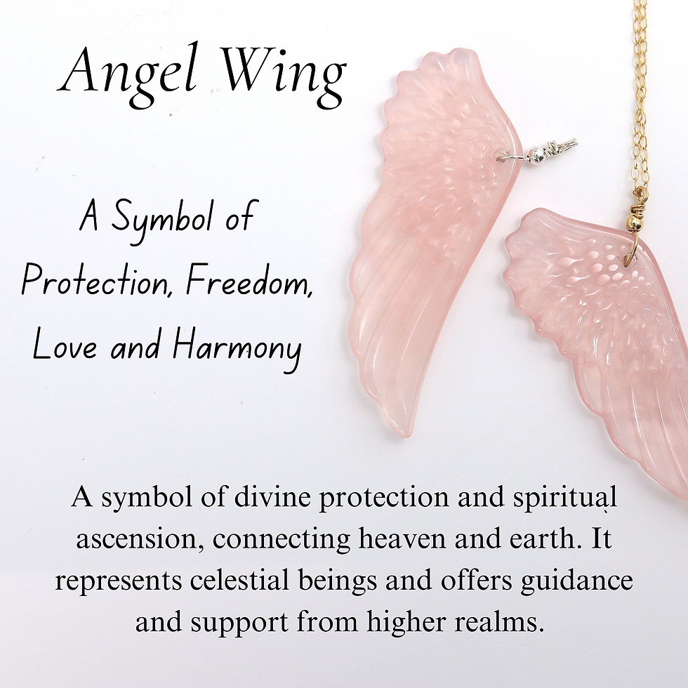 Real Rose Quartz Wing Large Pendant, Statement crystal jewelry with healing properties, Feminine look
