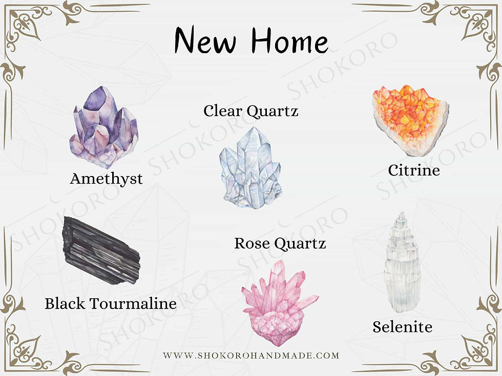 Crystals for a New Home: The Art of Grounding Through Intentional Jewelry