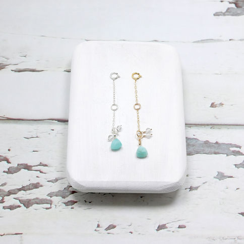 Shokoro Crystal Jewelry Store,Unique Healing Crystal Necklace Extender with Trillion cut Amazonite to boost your possibility