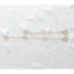 Two rose gold filled necklace extenders with different length, handcrafted for layering everyday luxury style from Shokoro.