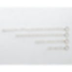 Premium .925 sterling silver circle link necklace extenders with different lengths for layering everyday luxury styling.