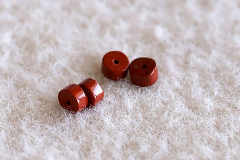 Natural AAA Red jasper used by Shokoro Handmade and Red Jasper Benefits, mindfully handcrafted in Toronto, Canada.