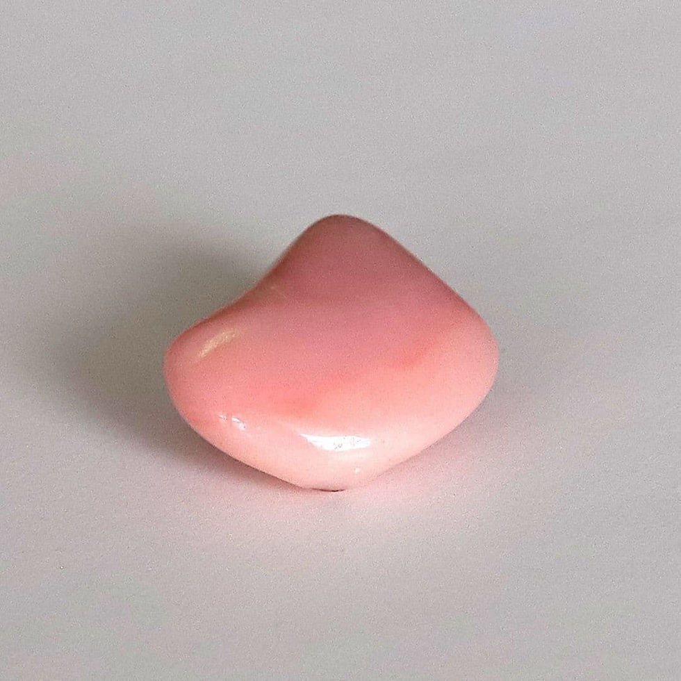 Natural Pink Opal gemstone from the Shokoro Handmade, illustrating the love and healing meaning for Libra.