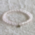 Artisan Rose Quartz beaded bracelet for Love. Natural gemstone jewelry handcrafted in Ontario, Canada.