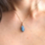 Blue Flash Labradorite Necklace | Rare Gemstone Pendant