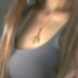 Gold plated antler necklace