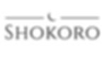 SHOKORO" logo. Handcrafted minimalist jewelry brand from Toronto, Canada, featuring a crescent moon emblem and high-end artisan typography