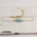 Natural Amazonite Bracelet, 14k Gold Filled, Sterling Silver