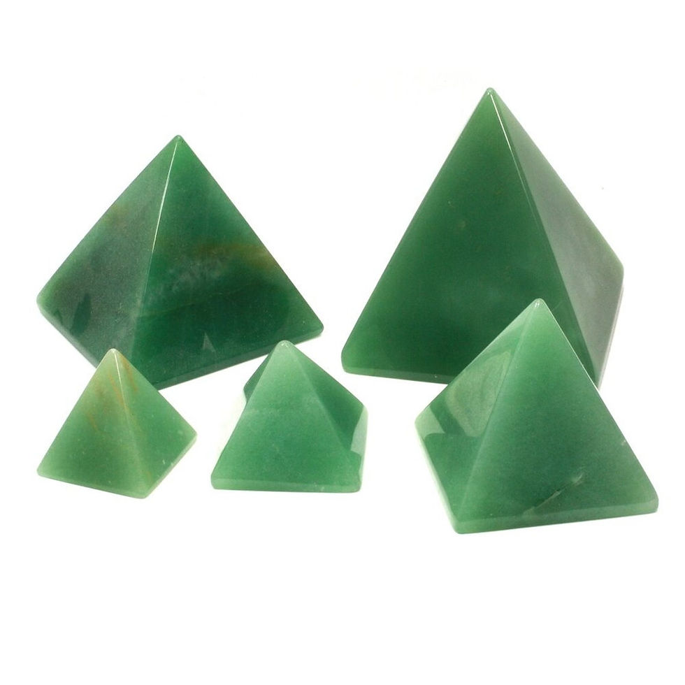 Green Aventurine Pyramid with different sizes, Aventurine Home Decor
