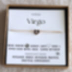Zodiac heart necklace gift box with meaning card. Personalized astrology choker gift by Shokoro Handmade Canada