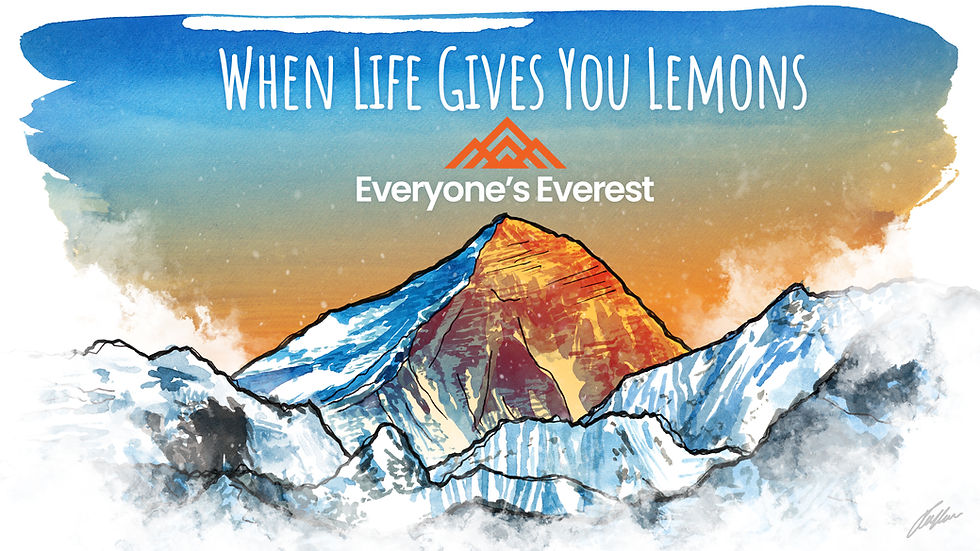'When Life Gives You Lemons...Everyone's Everest' at the Camberley Theatre