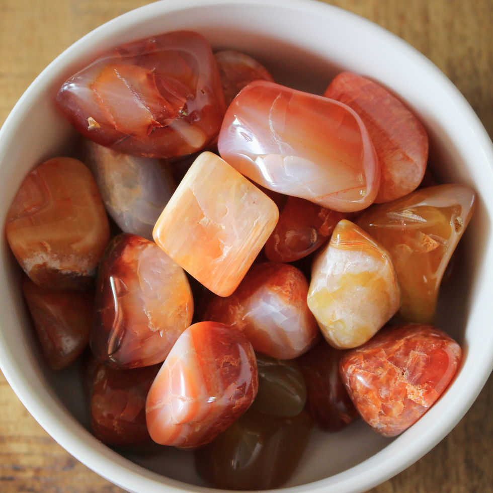 Pierre roulée Cornaline / Créativité & Vitalité