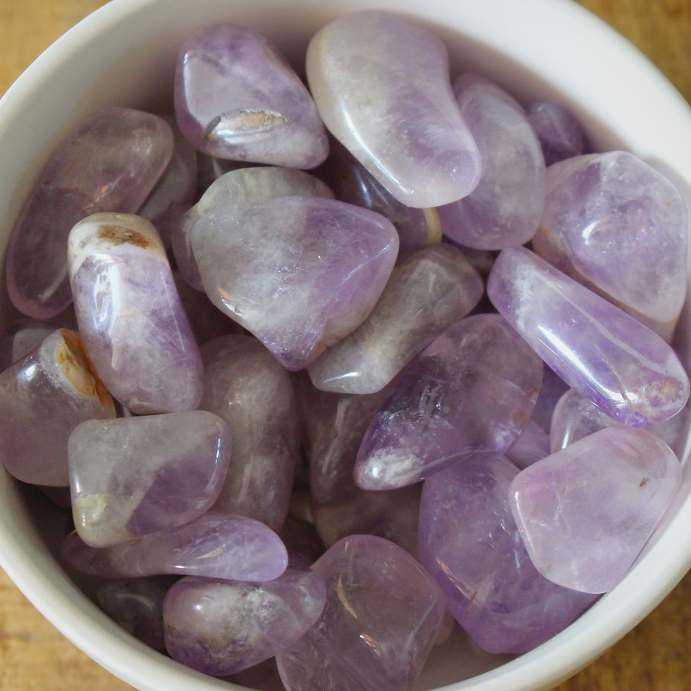 Améthyste, pierre roulée / Spiritualité et sérénité