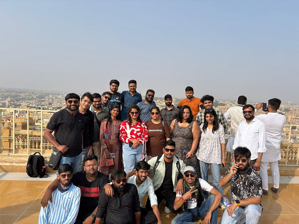 Group Picture at Jaisalmer Fort