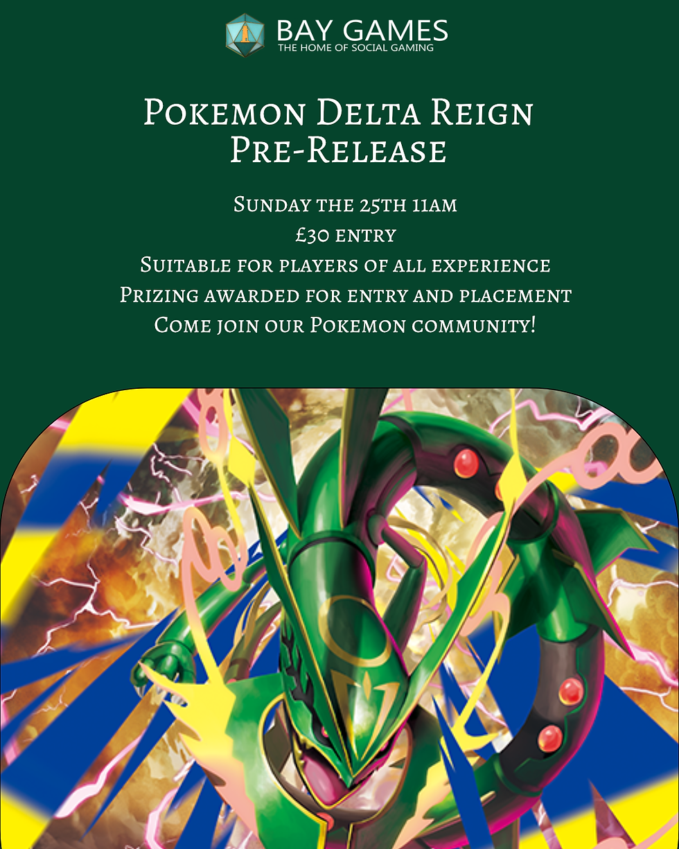 Pokemon Delta Reign TCG Pre-Release