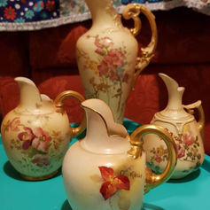 Royal Worcester jugs Christchurch