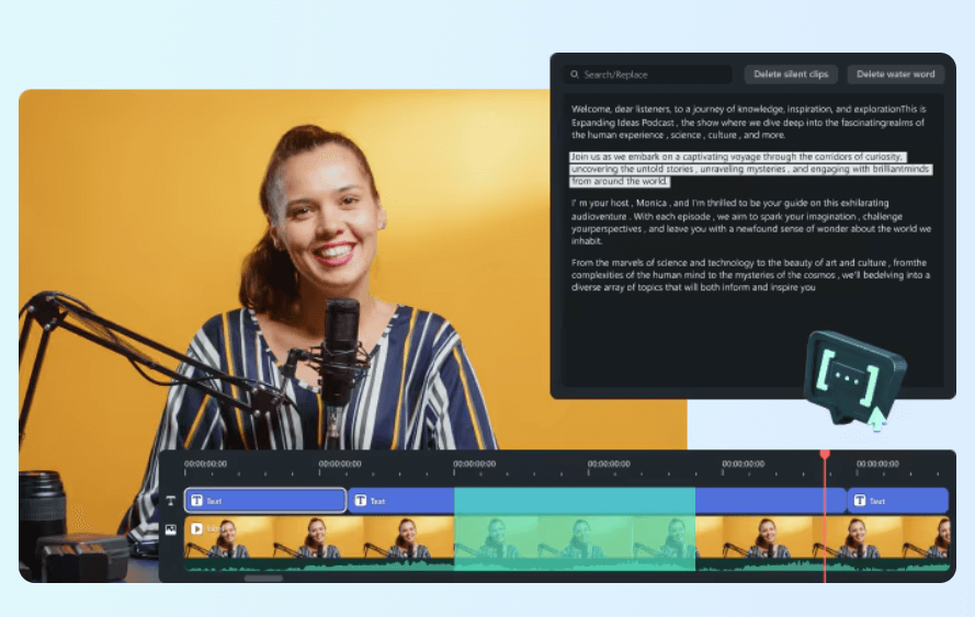 AI Text-Based Editing - עריכת וידאו