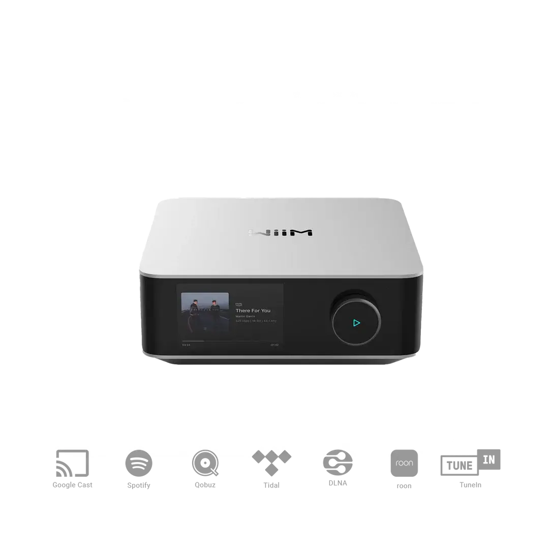 WiiM Amp Ultra Streaming Verstärker für Spotify, Soundtrack.io. Space Grau
