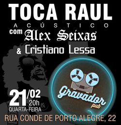 Menos de 10 dias pra Tocar Raul no Grava