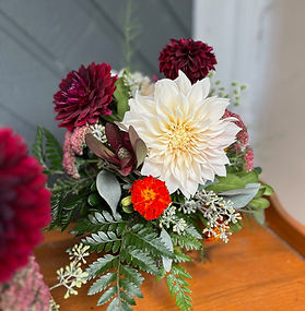 Baby Shower Fall Dahlias