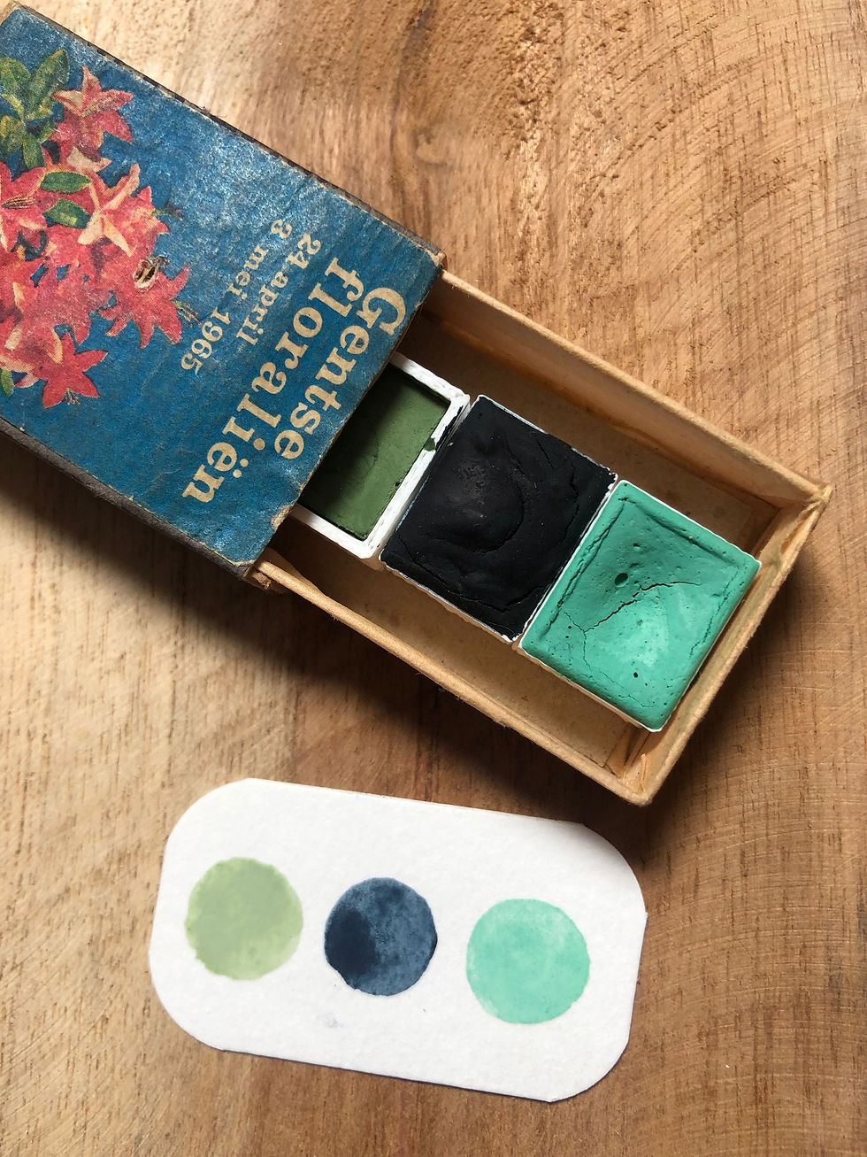 Miniature : Mini palette bleu/vert