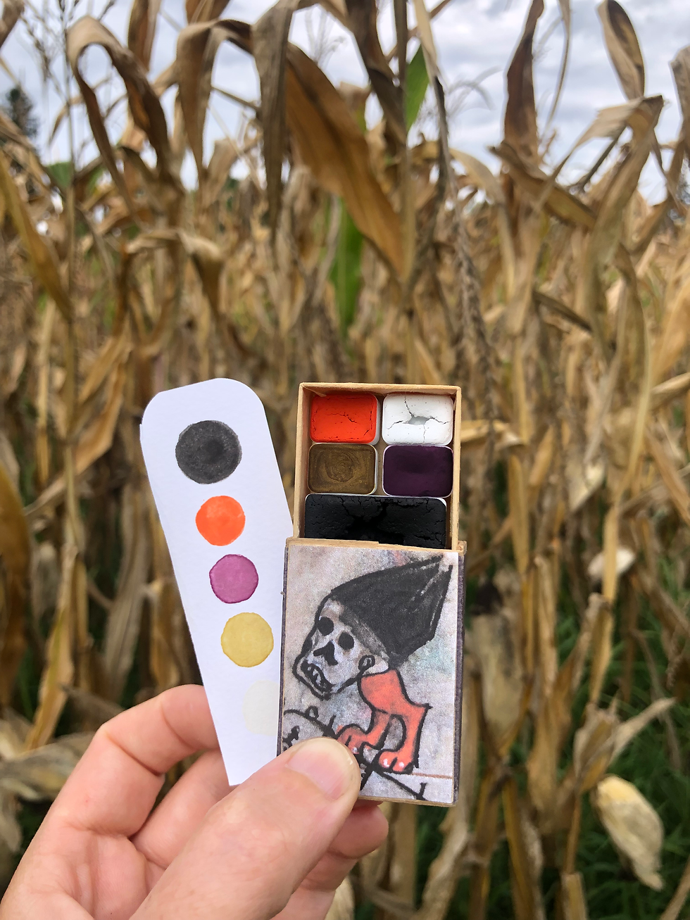 Miniature : Mini palette tête de mort