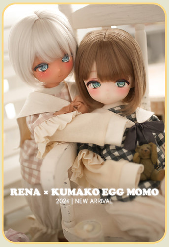 PUYOODOLL Pocket Kumako 関節可動ver. 垂れ目RURU(赤目)（DOLK×PUYOO 