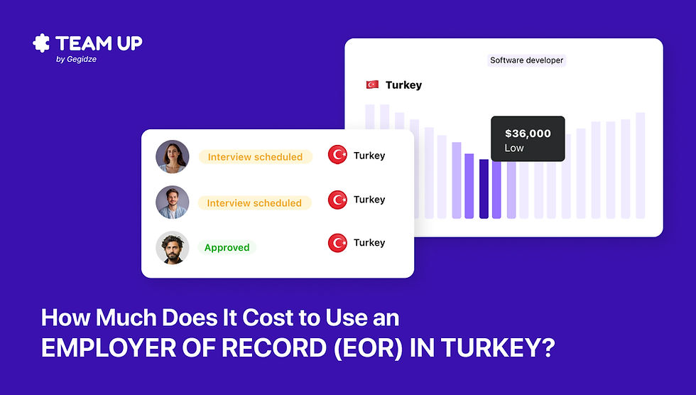 How Much Does It Cost to Use an Employer of Record (EOR) in Turkey?