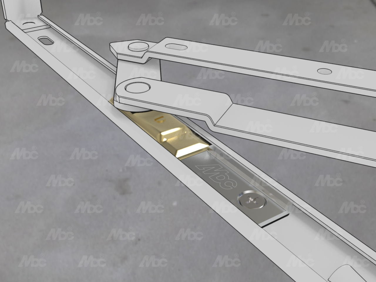 Restrictor de bisagra