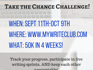 #ChanceChallenge: September Writing Challenge