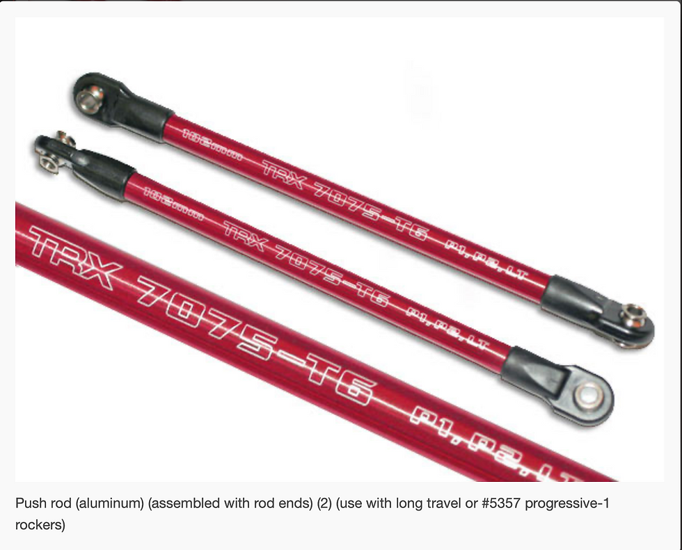 Revo , Push Rod, Aluminum ( 5318x)