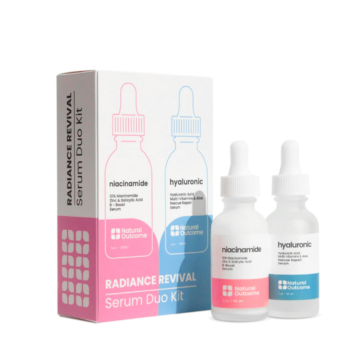 Natural Outcome H.A. + Niacinamide Serum Set