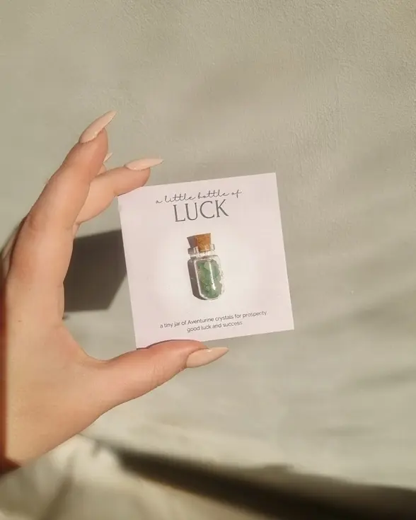 Une petite bouteille de chance