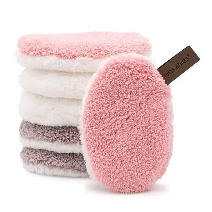 Lot de 6 tampons démaquillants, love edition