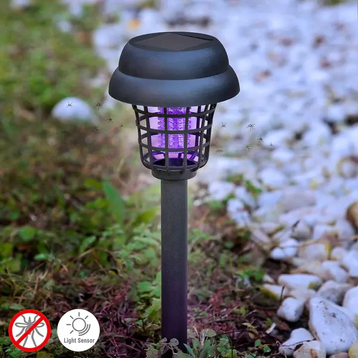 Lampe de jardin solaire anti-moustiques